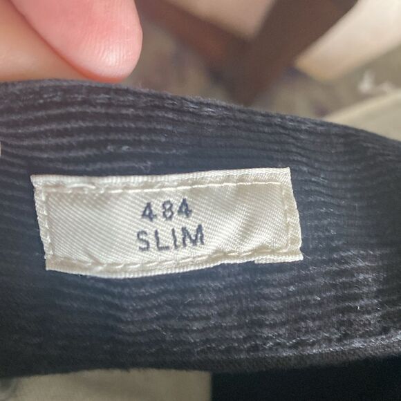 Vintage J.CREW Slim Pant Black Corduroy 32 X 30 - Picture 6 of 7